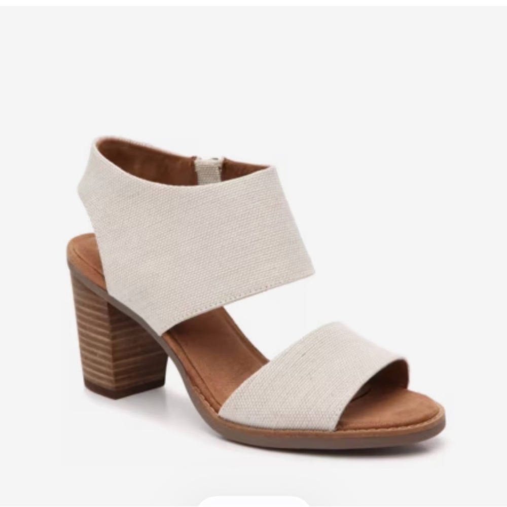 TOMS Majorca Cutout Sandals size 10 in natural yarn dye